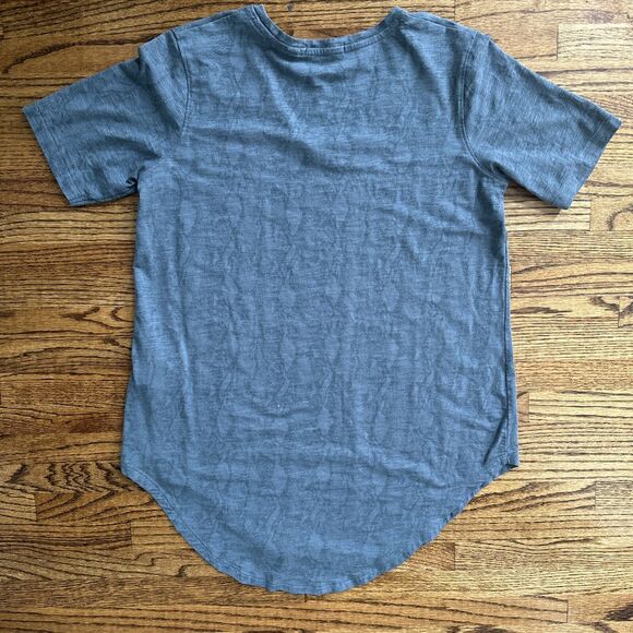 Women's Tasc Performance Snake Skin Print Blue Grey Short Sleev T- Shirt - XS - Picture 4 of 4